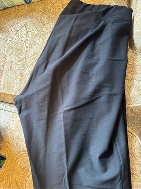 Eileen Fisher Black Ponte Stretch Pant